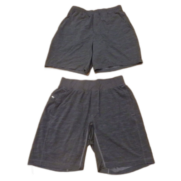 Lululemon Athletica Black Linerless Shorts Men's Size Medium Lot of 2 - Picture 1 of 2